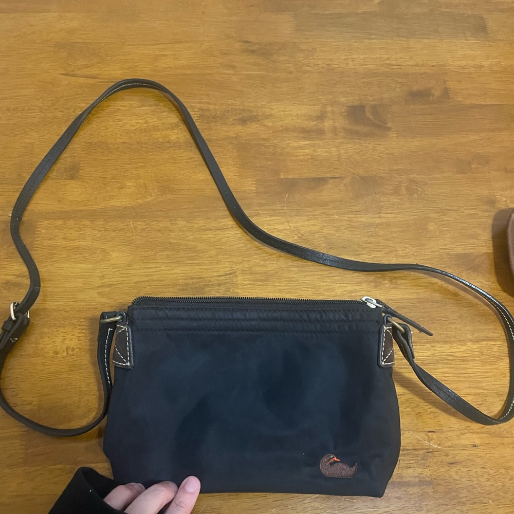 Vintage Dooney and Bourke Black Nylon Crossbody